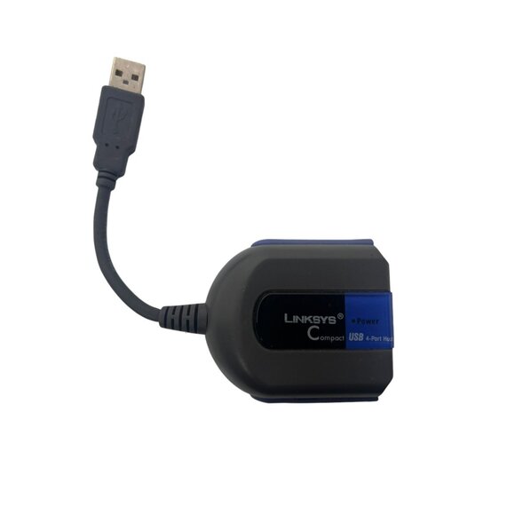 Linksys Four Port USB Charging Hub Cable Compact Cisco Systems - Picture 1 of 3